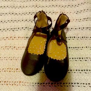 Black ballerinas shoe cat and Jack